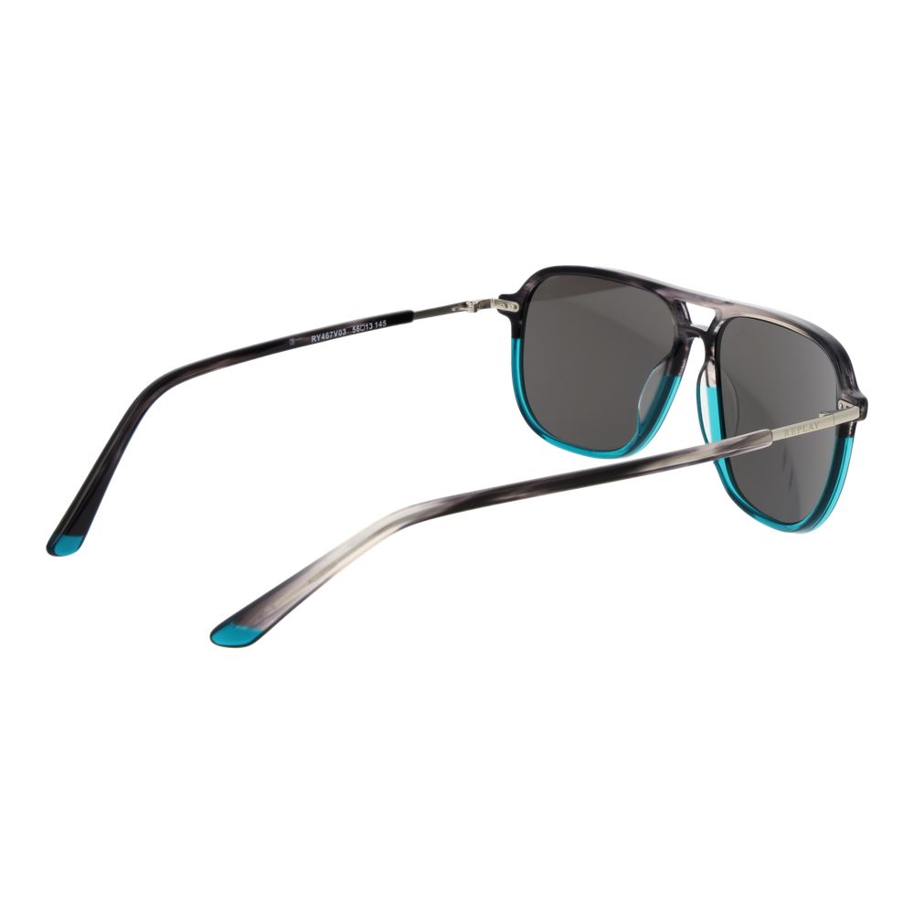 Replay Turquoise Plastic Sunglasses