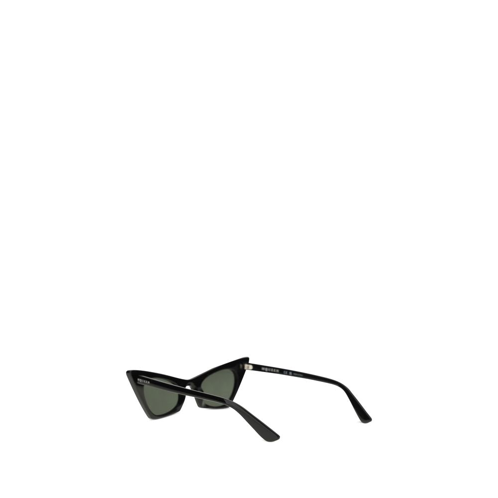 Alexander McQueen Black Plastic Sunglasses