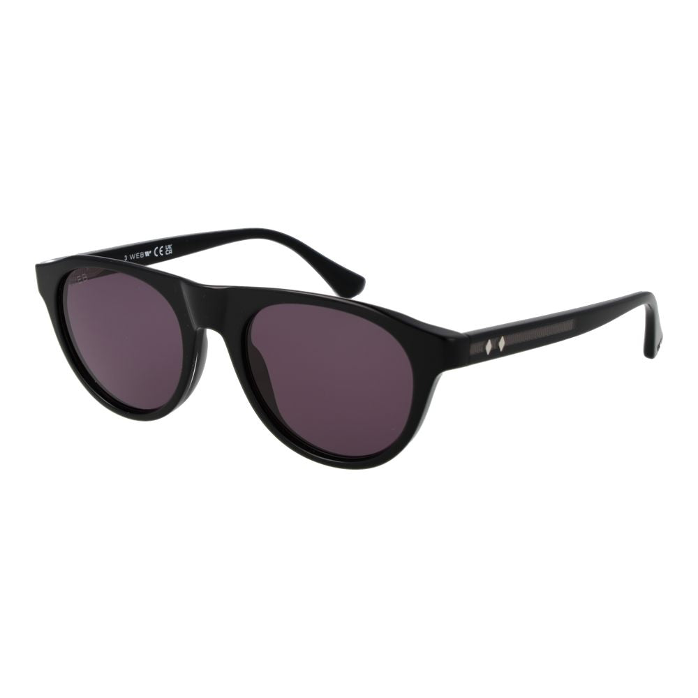 Web Black Plastic Sunglasses