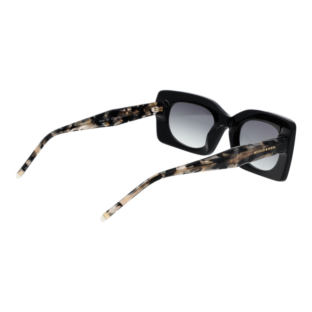 Scotch & Soda Black Acetate Sunglasses