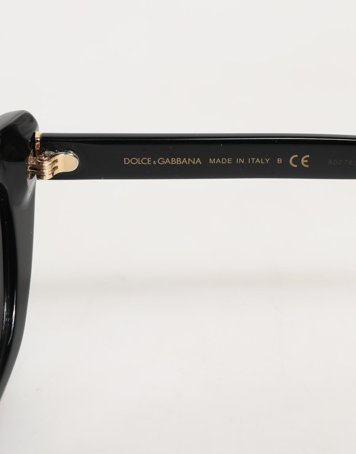 Dolce & Gabbana Black Re-Edition DNA Cat-Eye Frame Sunglasses