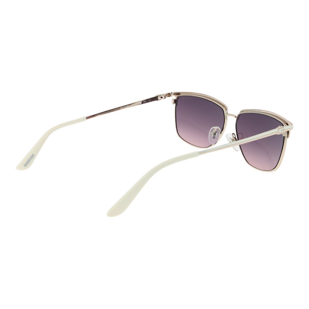 Guess White Metal Sunglasses