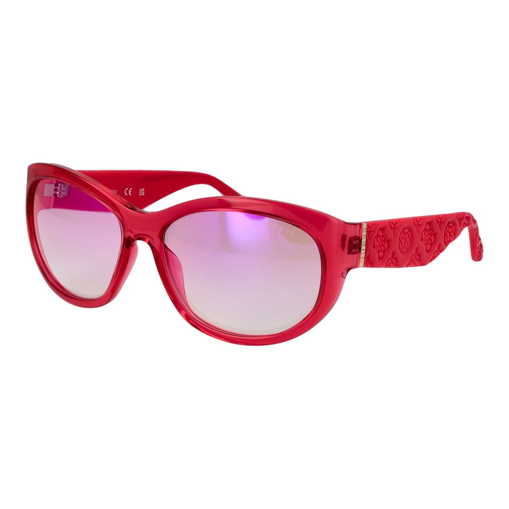 Guess Pink Stainless Steel Sunglasses